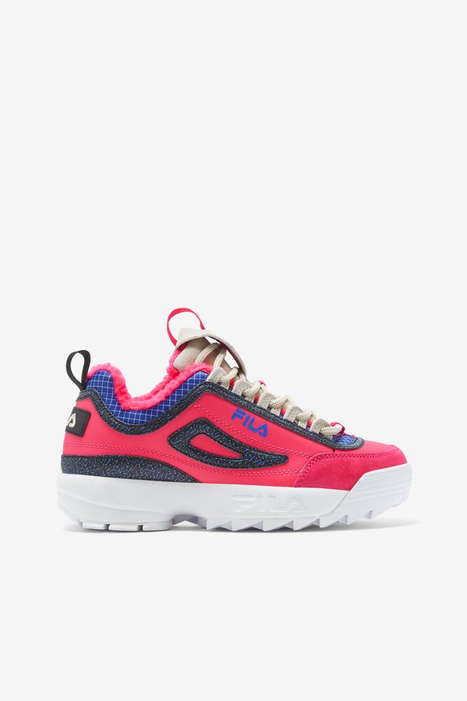 Fila Disruptor 2 Premium Pink Sneakers Womens - NZ 71465-ORYW